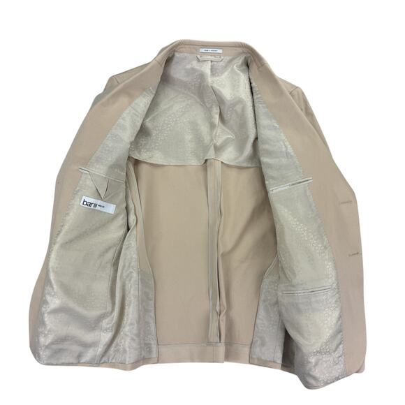 Bar III Mens Slim Fit Cotton Stretch Solid Suit Jacket Tan 38S - Picture 2 of 5